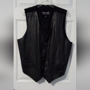 Wilson Black Vest Sleek Minimalist Design